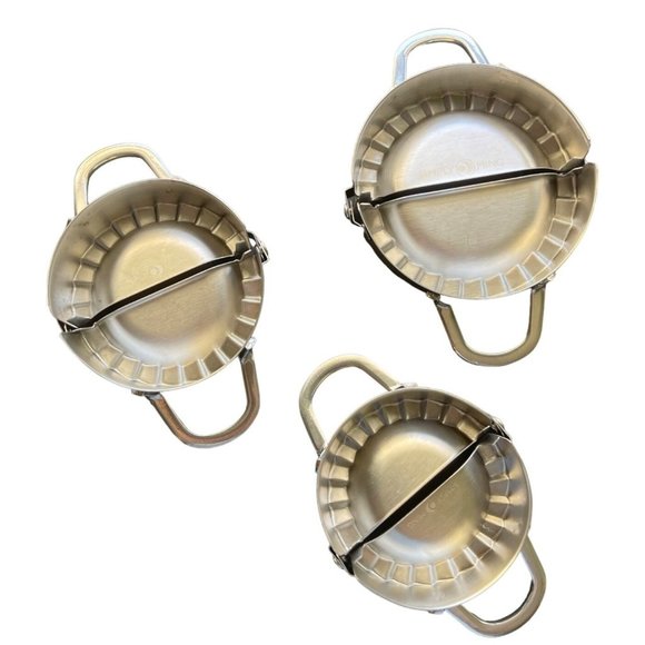 Ming Tsai 3 Piece Dumpling Maker Set by Simply Ming Metal NEW - Picture 5 of 9